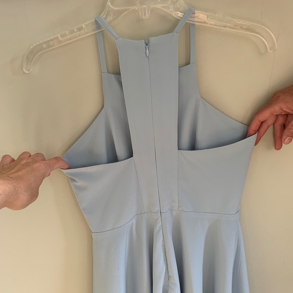 Light Blue Lulu’s Skater dress - Picture 3 of 4
